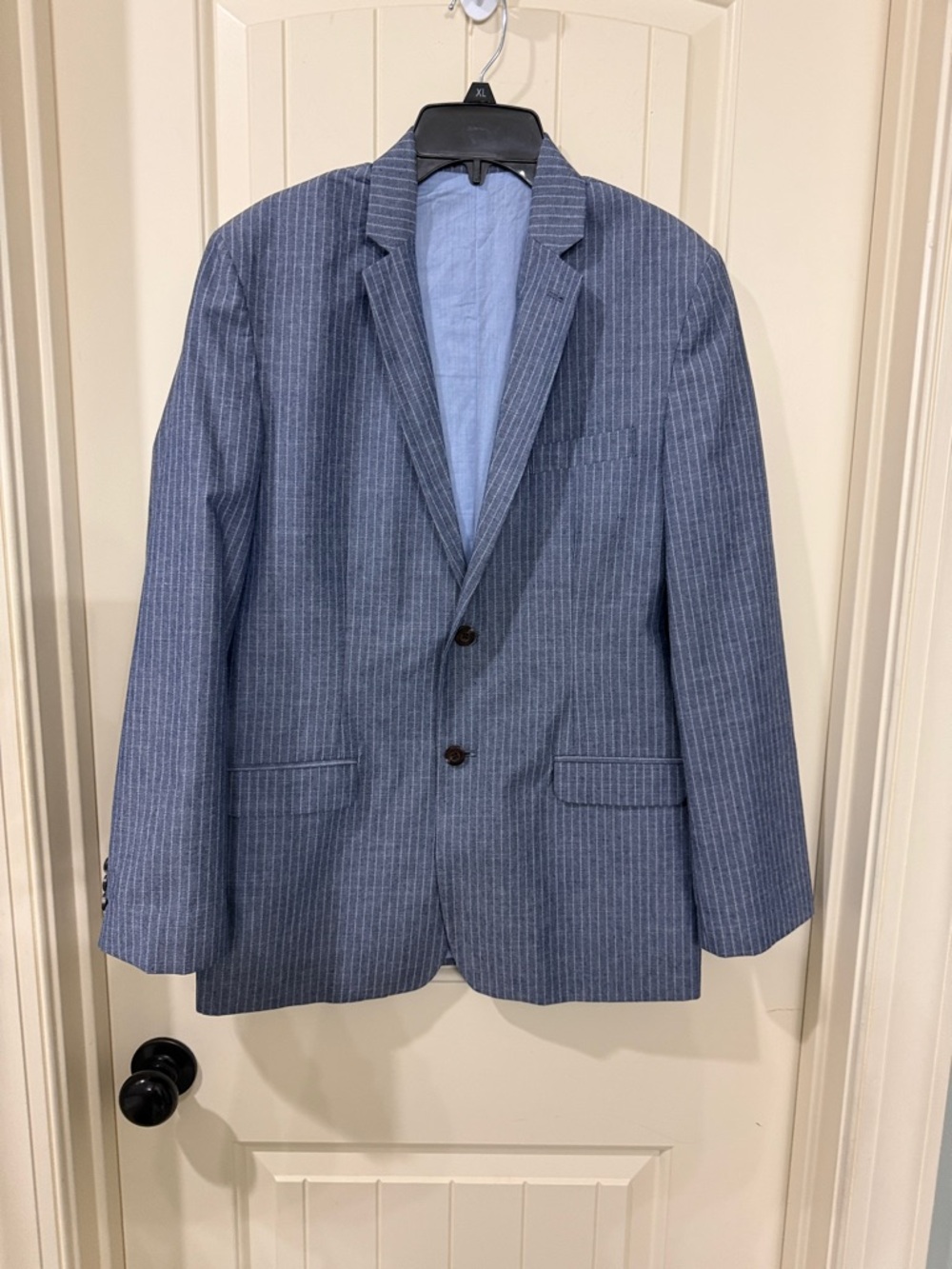 Boys Blue Pinstripe Blazer